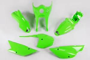 UFO COMPLETE BODY KIT KAWASAKI KLX110 KX-GREEN