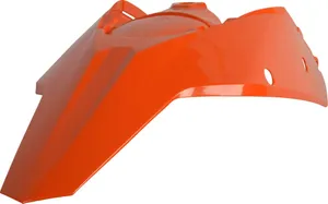 POLISPORT REAR FENDER W/SIDE PANELS ORANGE