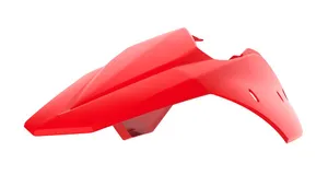 POLISPORT REAR FENDER W/SIDE PANELS RED