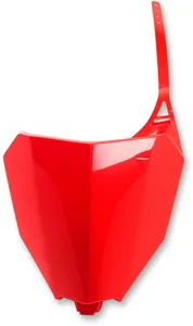 UFO FRONT NUMBER PLATE HONDA CRF450R/RX CRF-RED