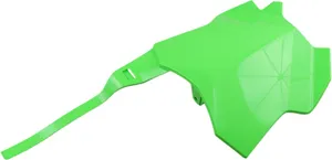 UFO FRONT NUMBER PLATE KAWASAKI KXF250/450 KX-GREEN