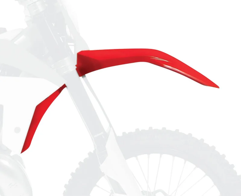 POLISPORT FRONT FENDER RED