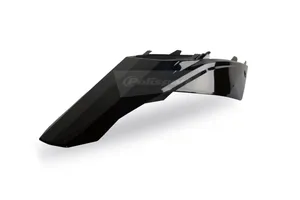 POLISPORT REAR FENDER W/SIDE PANELS BLACK