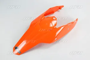 UFO REAR FENDER W/SIDE PANELS KTM EXC ORANGE