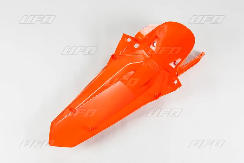 UFO REAR FENDER W/PINS KTM EXC ORANGE