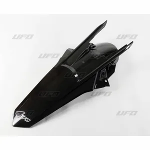 UFO REAR FENDER W/PINS KTM EXC BLACK
