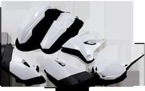 UFO COMPLETE BODY KIT YAMAHA YZ85 WHITE
