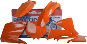 POLISPORT COMPLETE MX/ENDURO STANDARD BODY KIT ORANGE