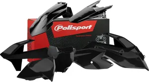 POLISPORT COMPLETE MX BODY KIT BLACK