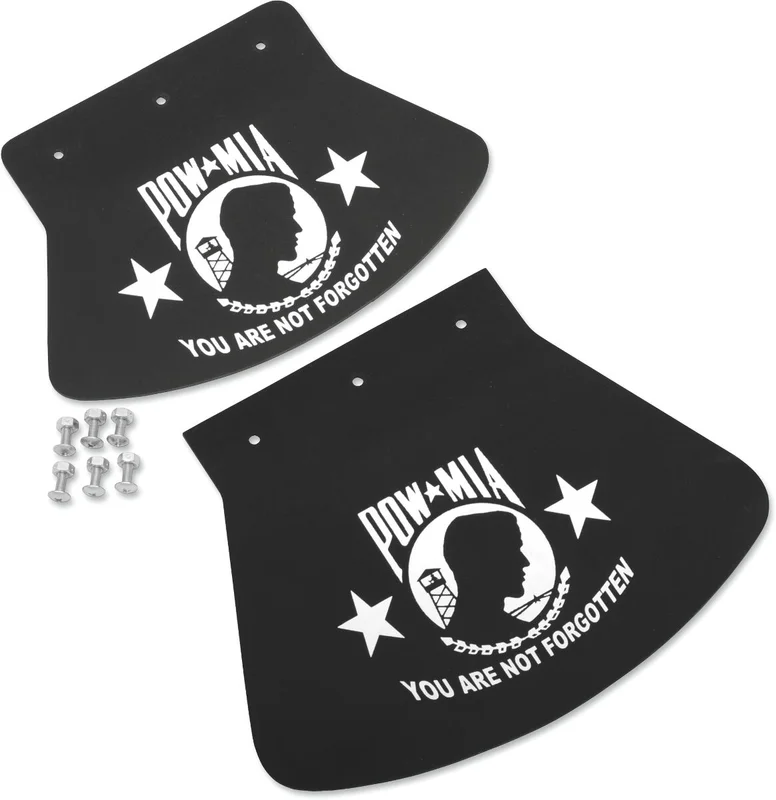 Drag Specialties MUD FLAP POW-MIA LARGE