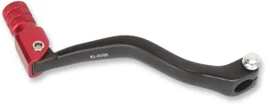 MOOSE OFFROAD HARD-PARTS SHIFT LEVER FOLDING FORGED ALUMINUM RED