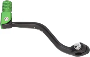 MOOSE OFFROAD HARD-PARTS SHIFT LEVER FOLDING FORGED ALUMINUM GREEN