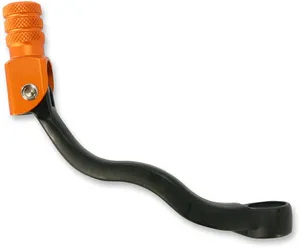 MOOSE OFFROAD HARD-PARTS SHIFT LEVER FOLDING FORGED ALUMINUM ORANGE
