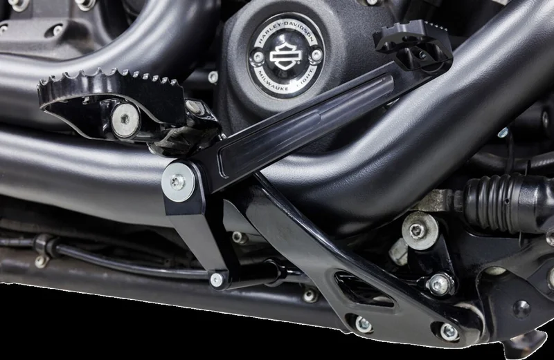 S&S Brake Pedal mid-mount Black M8