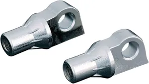 Kuryakyn Serrated Male-Mount Footpeg Mounts<br><ul><li>Accept male-mount style footpegs</li></ul>