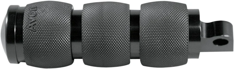 Avon Grips Folding foot pegs Air Cushion, black anodized