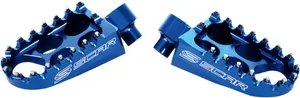 SCAR RACING STANDARD FOOTPEGS BLUE