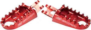 SCAR RACING STANDARD FOOTPEG RED