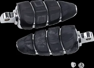 Kuryakyn Kinetic™ Foot Pegs<br><ul><li>The comfort of the original ISO®-Pegs with a modern, aggressive style</li><li>Footpegs measure approximately 51/8" L x 21/8" W</li></ul>