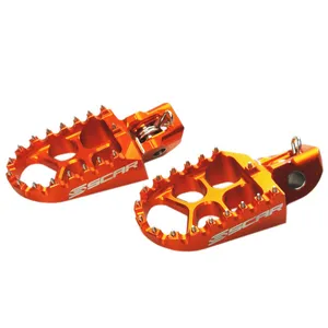 SCAR RACING EVOLUTION FOOTPEGS ORANGE