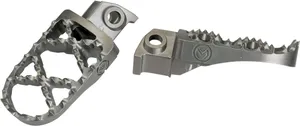 MOOSE OFFROAD HARD-PARTS PRO FOOTPEG STAINLESS STEEL 1/2" REAR OFFSET