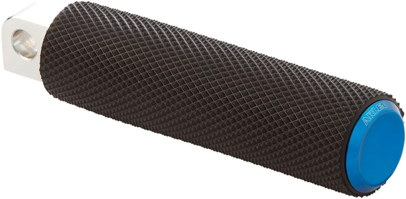 Arlen Ness FOOTPEGS - KNURLED - BLUE