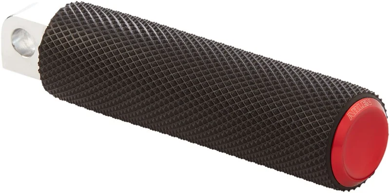 Arlen Ness FOOTPEGS - KNURLED - RED