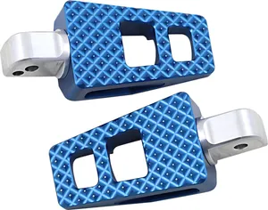 Thrashin Supply Co. P-54 Foot Pegs<br><ul><li>2.25" Wide Tapered Platform peg for a comfortable amount of grip surface</li><li>Aircraft Grade 6061 Aluminum Platform</li><li>Stainless Steal Clevis for Dyna/FXR/XL/Touring Models</li><li>Anodized finish</li><li>Made in Los Angeles, CA</li></ul>