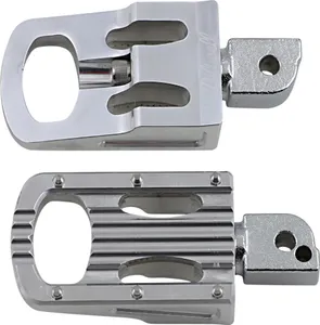 Biltwell Punisher Foot Pegs<br><ul><li>Constructed from CNC-machined 6061-T6 billet aluminum and designed to complement the technology and aesthetic of modern Harley-Davidson motorcycles</li><li>Stainless steel traction pins</li><li>4130 investment-cast chromoly clevis</li><li>Stainless steel mounting hardware</li><li>Sold in pairs</li></ul>