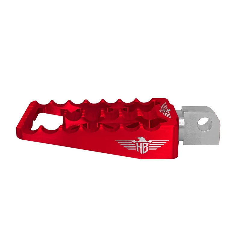 HeinzBikes FOOTPEGS MX V1 M8 SOFTAIL RED