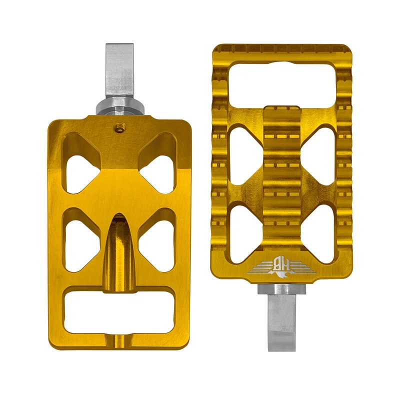 HeinzBikes FOOTPEGS MX V1 SOFTAIL XL GOLD