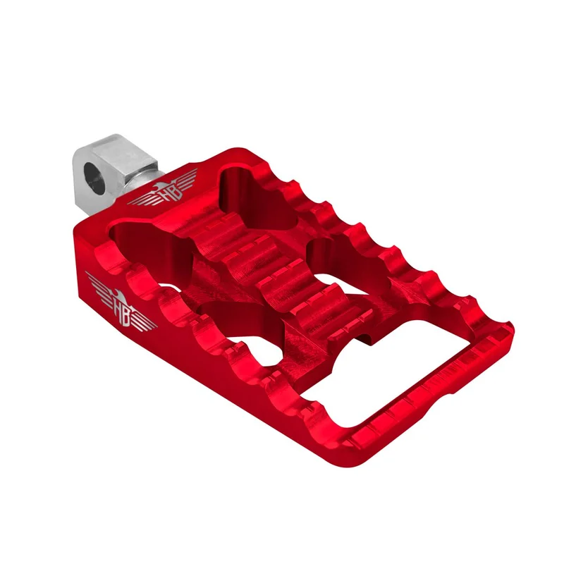 HeinzBikes FOOTPEGS MX V1 SOFTAIL XL RED