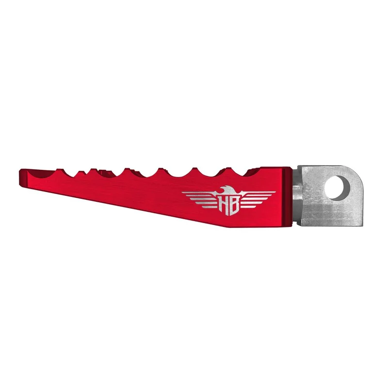 HeinzBikes FOOTPEGS MX V1 SOFTAIL XL RED