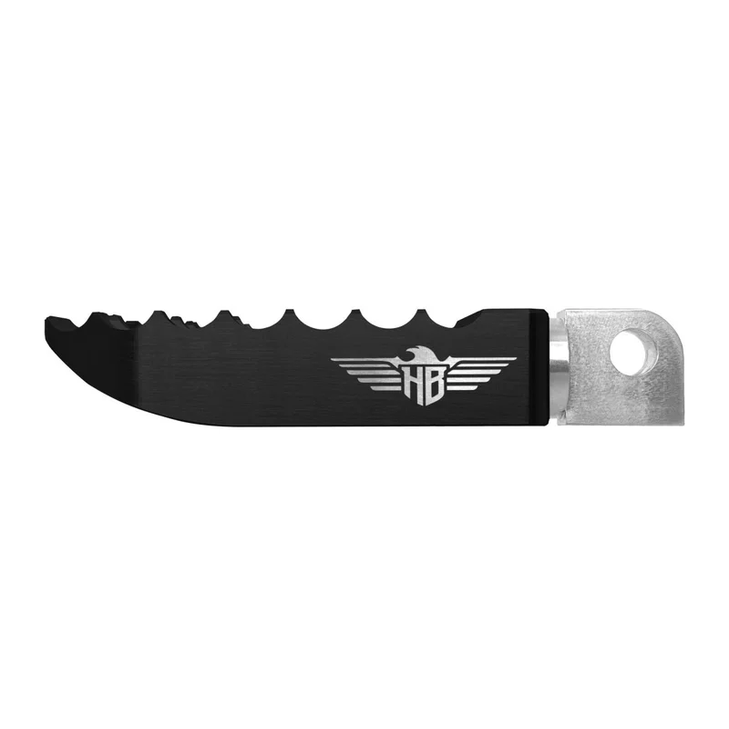 HeinzBikes FOOTPEGS MX V2 M8 SOFTAIL BLAC