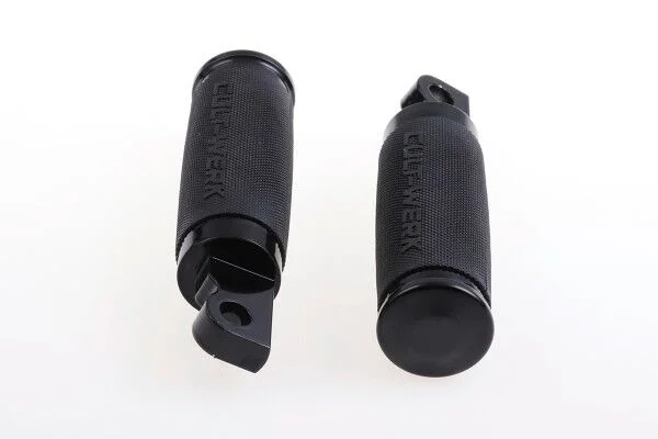 Cult-Werk ''Racing'' rider foot & shift peg set. Gloss black