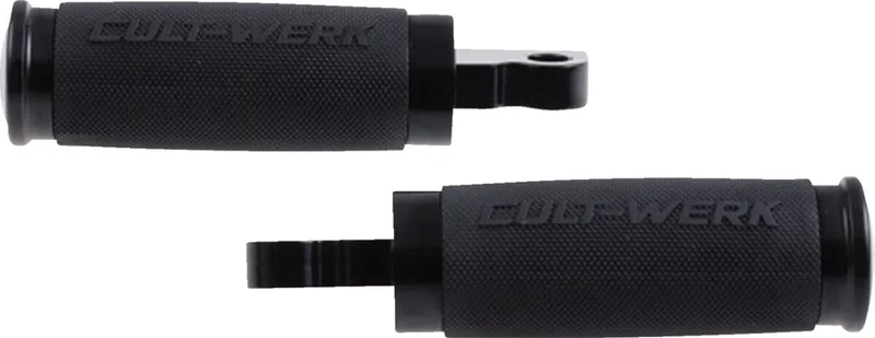 Cult-Werk ''Racing'' rider foot & shift peg set. Gloss black