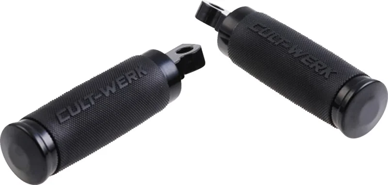 Cult-Werk ''Racing'' rider foot & shift peg set. Gloss black