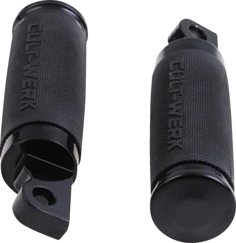 Cult-Werk ''Racing'' rider foot & shift peg set. Gloss black