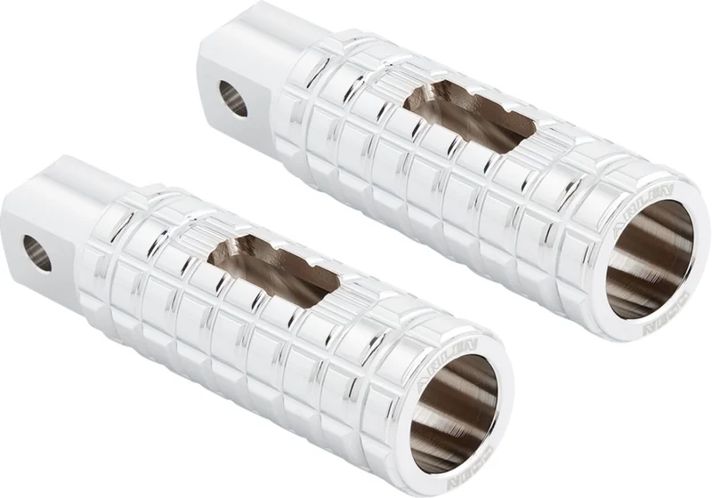 Arlen Ness Ness, Speedliner Passenger footpeg set. Chrome