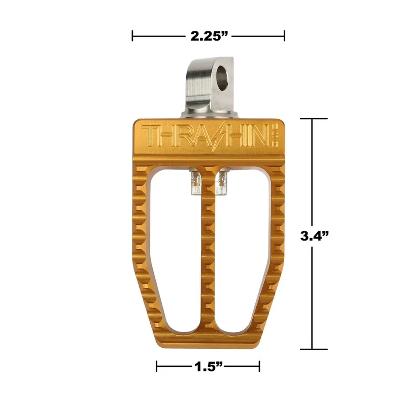 Thrashin Supply Co. FOOTPEGS MILITANT CH