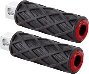 Arlen Ness FOOTPEGS - DIAMOND - RED