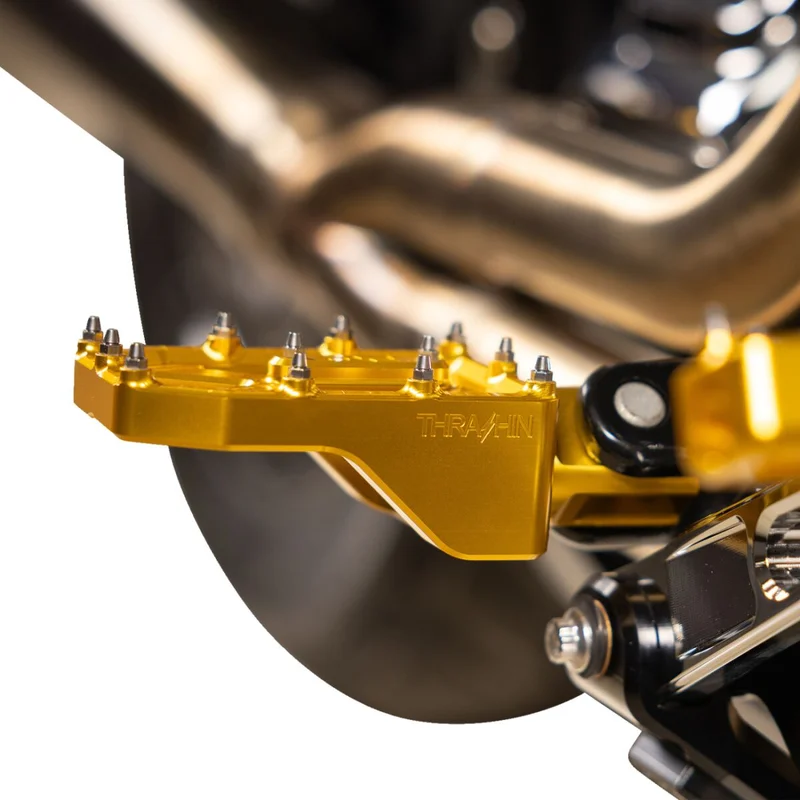 Thrashin Supply Co. FOOTPEGS AGGRESSOR GOLD