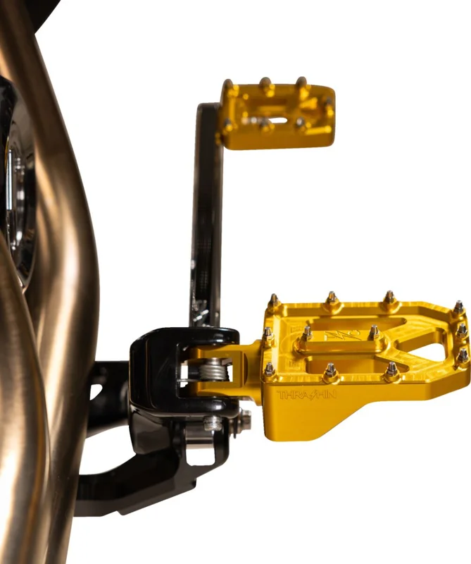 Thrashin Supply Co. FOOTPEGS AGGRESSOR GOLD
