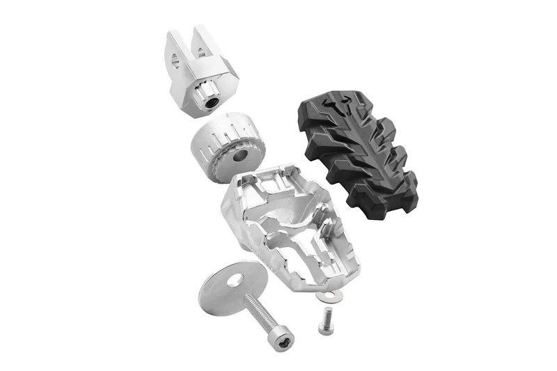 SW-Motech FOOTREST KIT EVO SILVER