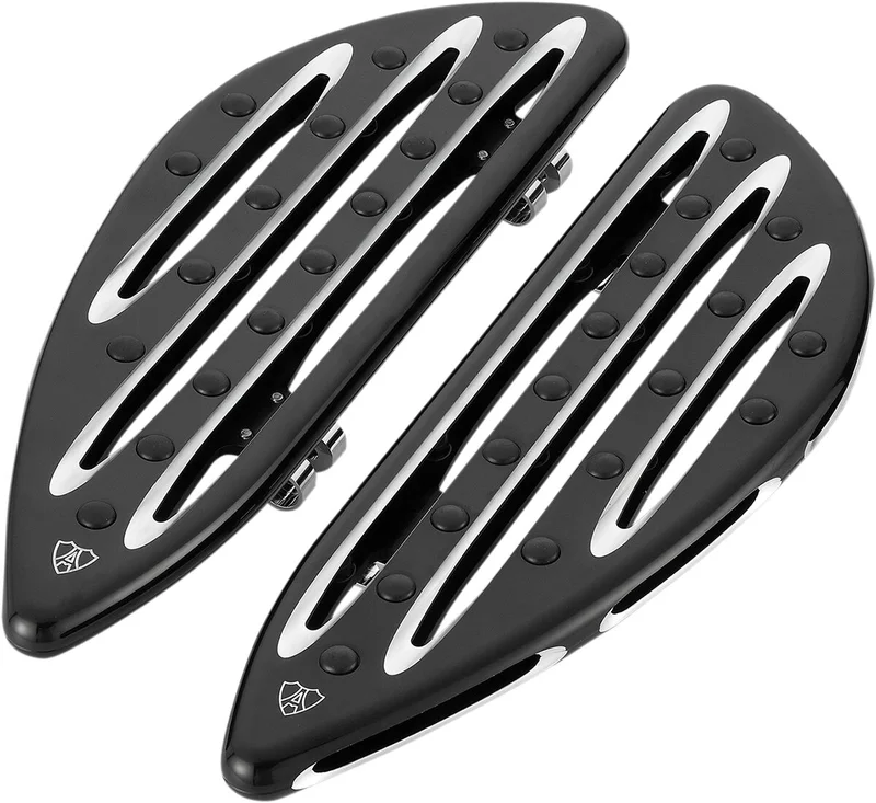 Arlen Ness Ness, 83-17 Deep Cut rider floorboards. Black