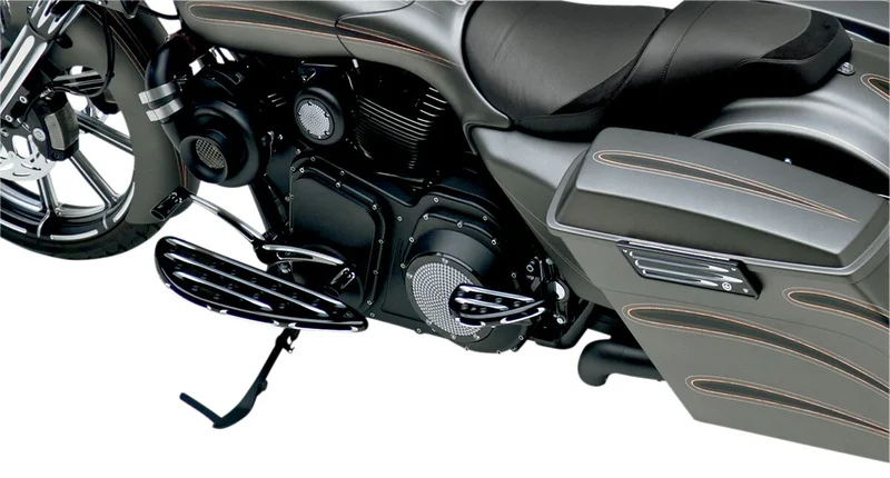 Arlen Ness Ness, 83-17 Deep Cut rider floorboards. Black