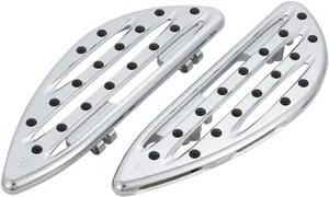 Arlen Ness FLOORBOARD D-CUT DRV CHR