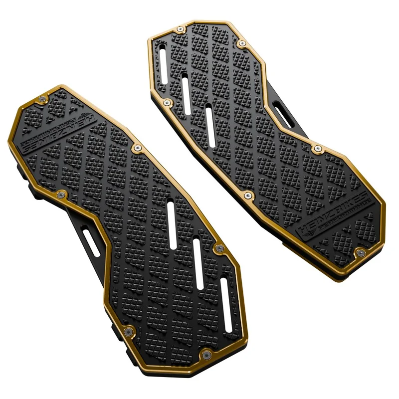 HeinzBikes Floorboards ''Performance''. . Black/gold