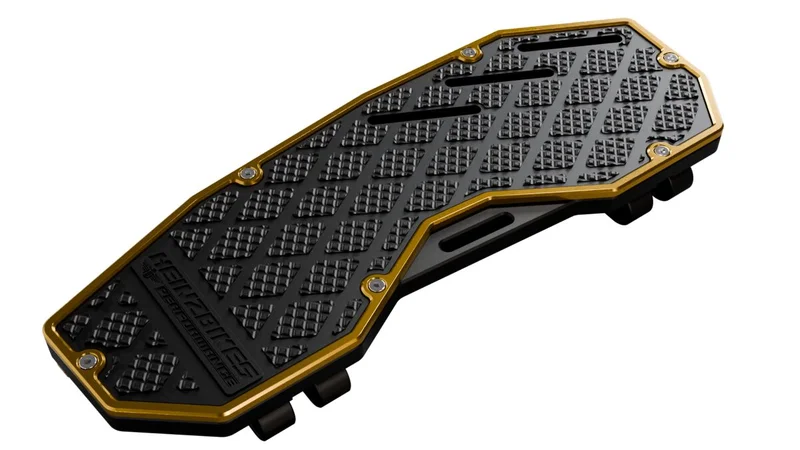 HeinzBikes Floorboards ''Performance''. . Black/gold