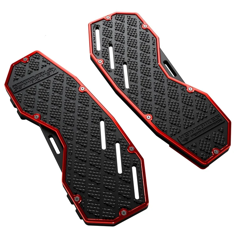 HeinzBikes Floorboards ''Performance''. . Black/red